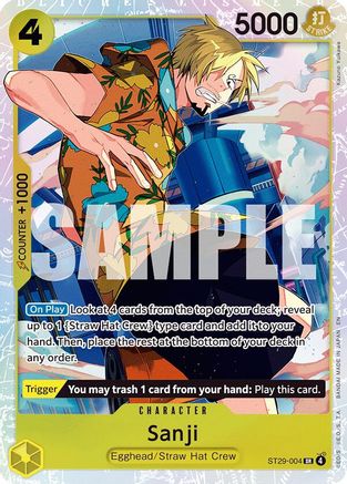 Sanji (ST29-004) - [Starter Deck 29: Egghead] Foil