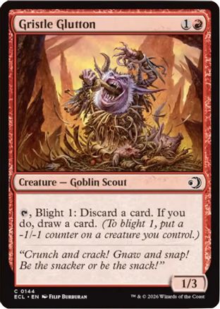 Gristle Glutton  [Lorwyn Eclipsed] Foil
