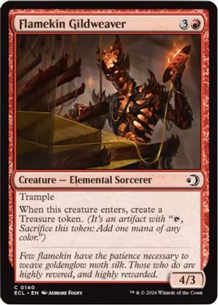 Flamekin Gildweaver  [Lorwyn Eclipsed] Foil