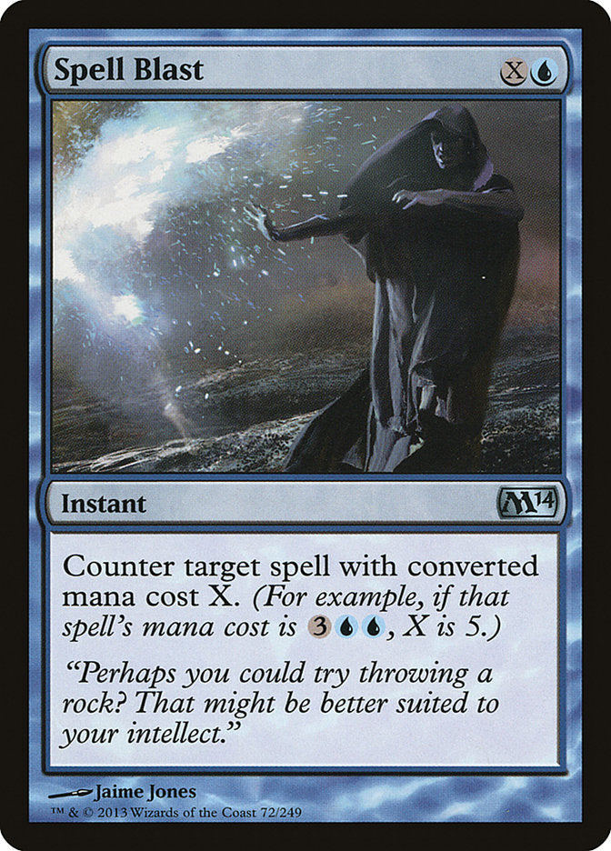 Spell Blast [Magic 2014] Foil