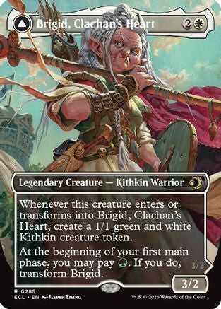 Brigid, Clachan's Heart (Borderless)  [Lorwyn Eclipsed] Foil