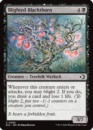 Blighted Blackthorn  [Lorwyn Eclipsed]