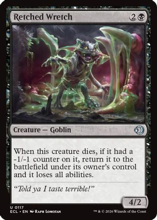 Retched Wretch  [Lorwyn Eclipsed] Foil