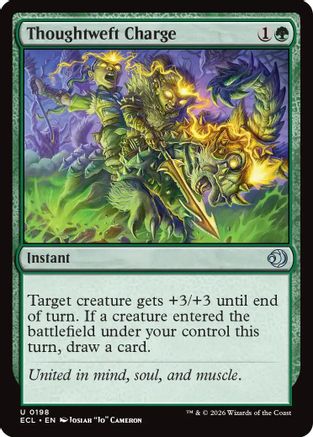 Thoughtweft Charge  [Lorwyn Eclipsed]
