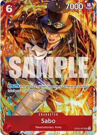 Sabo (Illustration Box Vol.5) (OP05-007) - [One Piece Promotion Cards] Foil