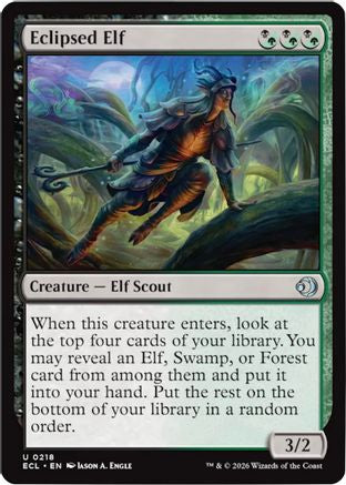 Eclipsed Elf  [Lorwyn Eclipsed] Foil