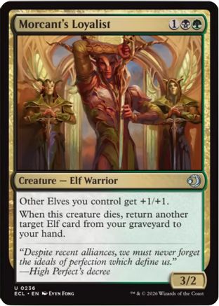 Morcant's Loyalist  [Lorwyn Eclipsed]