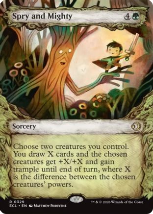 Spry and Mighty (Showcase)  [Lorwyn Eclipsed]