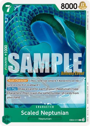 Scaled Neptunian (EB04-011) - [The Azure Sea's Seven Release Event Cards]