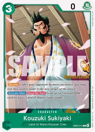 Kouzuki Sukiyaki (EB04-014) - [The Azure Sea's Seven Release Event Cards]