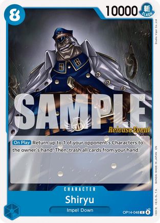 Shiryu (OP14-048) - [The Azure Sea's Seven Release Event Cards]