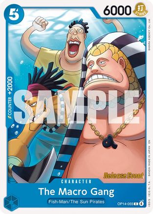 The Macro Gang (OP14-055) - [The Azure Sea's Seven Release Event Cards]