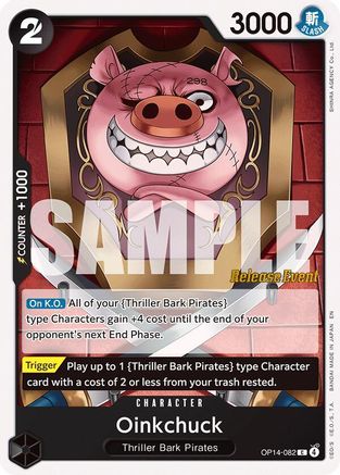 Oinkchuck (OP14-082) - [The Azure Sea's Seven Release Event Cards]