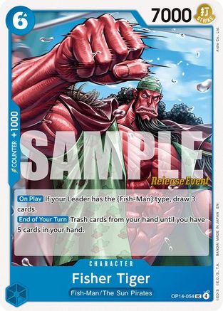 Fisher Tiger (OP14-054) - [The Azure Sea's Seven Release Event Cards]