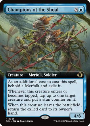 Champions of the Shoal (Extended Art)  [Lorwyn Eclipsed]