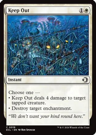 Keep Out  [Lorwyn Eclipsed] Foil
