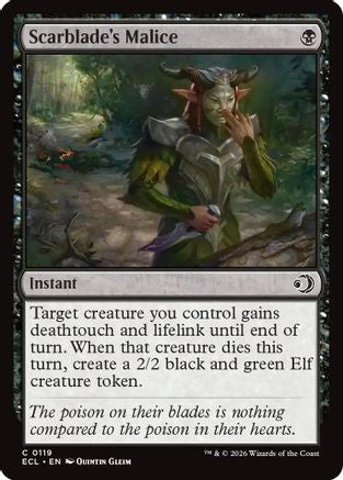 Scarblade's Malice  [Lorwyn Eclipsed]