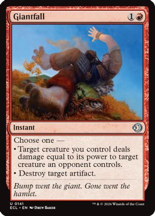 Giantfall  [Lorwyn Eclipsed] Foil