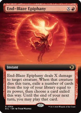 End-Blaze Epiphany (Extended Art)  [Lorwyn Eclipsed]