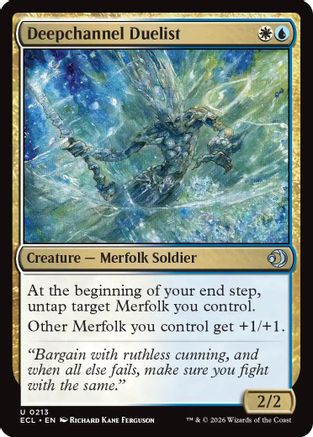 Deepchannel Duelist  [Lorwyn Eclipsed] Foil