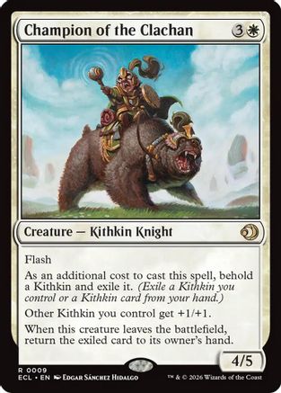 Champion of the Clachan  [Lorwyn Eclipsed] Foil