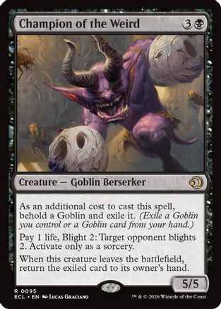 Champion of the Weird  [Lorwyn Eclipsed] Foil