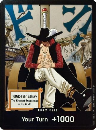 DON!! Card (Dracule Mihawk) - [The Azure Sea's Seven] Foil
