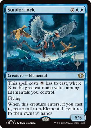 Sunderflock  [Promo Pack: Lorwyn Eclipsed] Foil