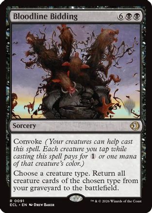 Bloodline Bidding  [Promo Pack: Lorwyn Eclipsed]