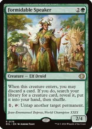 Formidable Speaker  [Promo Pack: Lorwyn Eclipsed]