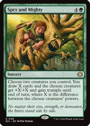 Spry and Mighty  [Promo Pack: Lorwyn Eclipsed]
