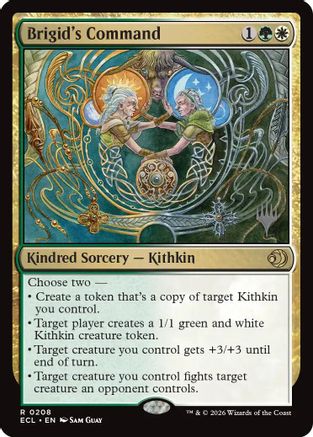 Brigid's Command  [Promo Pack: Lorwyn Eclipsed] Foil