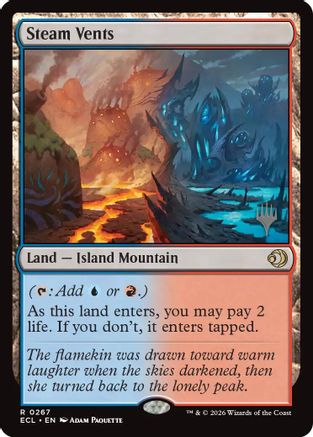 Steam Vents  [Promo Pack: Lorwyn Eclipsed] Foil