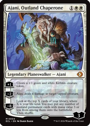 Ajani, Outland Chaperone  [Promo Pack: Lorwyn Eclipsed]