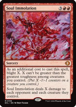 Soul Immolation  [Promo Pack: Lorwyn Eclipsed] Foil