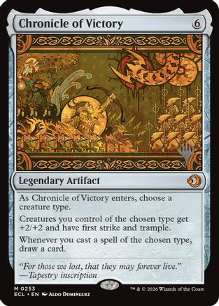 Chronicle of Victory  [Promo Pack: Lorwyn Eclipsed] Foil