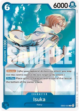 Isuka (EB03-022) - [Extra Booster: One Piece Heroines Edition] Foil
