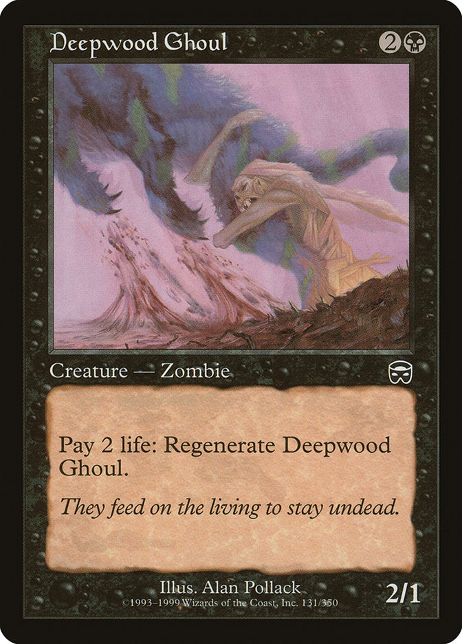 Deepwood Ghoul [Mercadian Masques] Foil