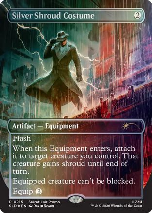 Silver Shroud Costume  [Secret Lair Drop Series] Foil