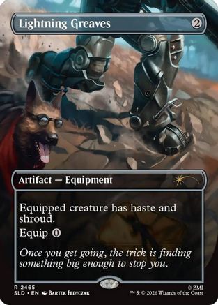 Lightning Greaves (2465)  [Secret Lair Drop Series] Foil