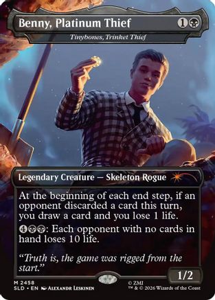 Benny, Platinum Thief - Tinybones, Trinket Thief  [Secret Lair Drop Series]