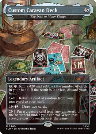Custom Caravan Deck - The Deck of Many Things  [Secret Lair Drop Series]