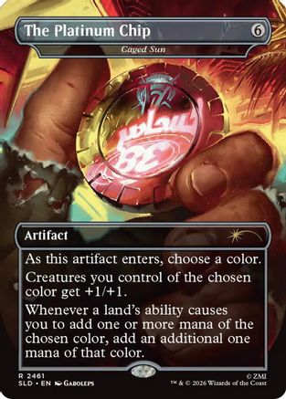 The Platinum Chip - Caged Sun  [Secret Lair Drop Series] Foil
