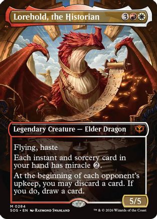 Lorehold, the Historian (Borderless)  [Secrets of Strixhaven] Foil