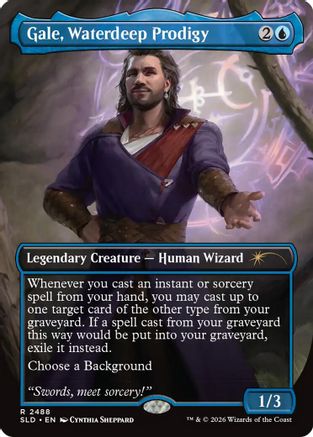 Gale, Waterdeep Prodigy  [Secret Lair Drop Series] Foil
