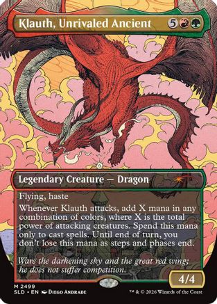 Klauth, Unrivaled Ancient  [Secret Lair Drop Series] Foil