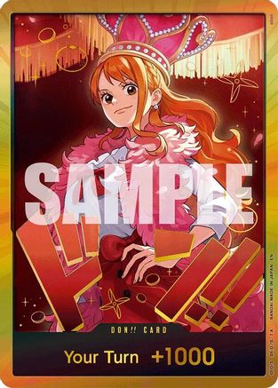 DON!! Card (Nami) (Gold) - [Extra Booster: One Piece Heroines Edition] Foil