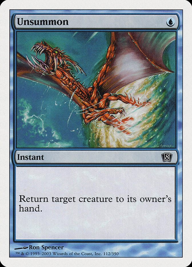 Unsummon [Eighth Edition] Foil