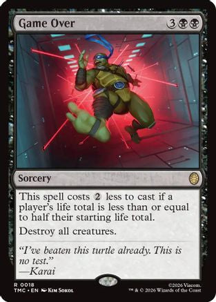 Game Over  [Commander: Teenage Mutant Ninja Turtles] Foil