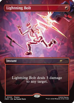 Lightning Bolt (Borderless)  [Unique and Miscellaneous Promos]